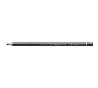 FABER-CASTELL Crayon de couleur POLYCHROMOS Mine 3,8mm à l'Huile Noir Noir G