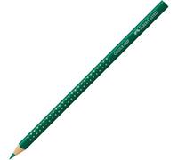FABER-CASTELL Crayon de couleur triangulaire Colour GRIP vert phtalo