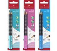 FABER-CASTELL Crayon de papier GRIP 2001 TWO TONE, blister G