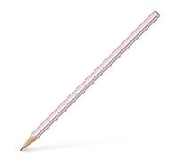 Faber-Castell Crayon graphite Rose scintillante métallique avec strass Mine B