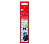 Faber-Castell Crayon Pour Cahier Et Tableau Grip Blanc, Étui