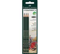 Faber-Castell Set de crayons Castell 9000 HB 3 pièces corps vert