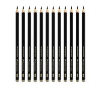 Faber-Castell - Crayons à papier Pitt Graphite Matt 14B, 12 pièces | Crayons à dessin extra-mats pour les croquis, les dessins et les œuvres d'art aux contrastes marqués