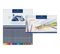 Faber-Castell Crayons aquarellables Goldfaber Aqua, 36-pièces, coffret métal