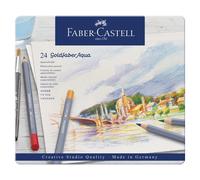 FABER-CASTELL Crayons Aquarellables Goldfaber Aqua Boîte de 24