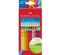 Faber Castell Crayons Couleur 2001 Poignée 24 Dans Étui de Carton