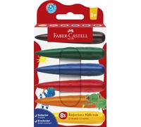 Faber-Castell - Crayons de cire 120409 - Dès 3 ans - 6 craies de couleur
