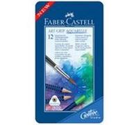 Faber-Castell - Crayons de couleur ART GRIP AQUARELLE, etui de 12 G