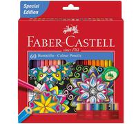 Faber-Castell Crayons De Couleur - Couleurs Assorties - Paquet De 60