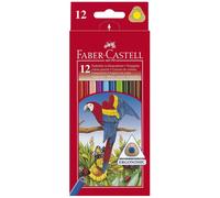 FABER-CASTELL Crayons de couleur Dreikant étui de 12 pièces