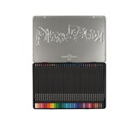 FABER-CASTELL Crayons de Couleur Édition Noire Boîte Métal 36x