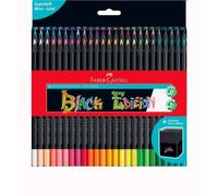 FABER-CASTELL Crayons de Couleur Édition Noire Coffret 50x