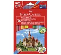 Faber-Castell Crayons De Couleur Hexagonal Eco, Etui De 48