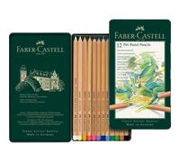 FABER-CASTELL Crayons de Couleur Pastel Pitt Boîte de 12