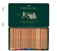 FABER-CASTELL Crayons de Couleur Pastel Pitt - Boîte Métal de 36