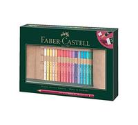 Faber-Castell Crayons de couleur Polychromos 33 pièces Trousse rouleau