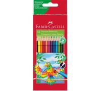 Faber-Castell Crayons De Couleur Triangulaires, Étui De 12