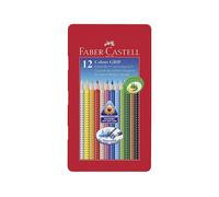 FABER-CASTELL Crayons de couleur Colour GRIP, étui de 12 G