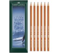Faber-Castell Crayons graphite 1117, mine HB, pochette de 6