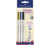 FABER-CASTELL Creative Marker GOLDFABER, blister de 3