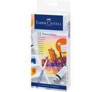 Faber-Castell – Ensemble de peinture Creative Studio – Aquarelle 12 couleurs (9 ml) – étui carton