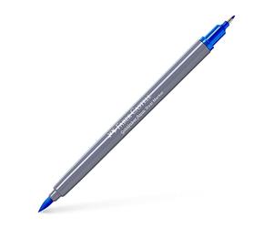 Faber-Castell Creative Studio Goldfaber Aqua Dual Marqueur bleu phtalo unique pour art, artisanat, dessin, croquis, maison, école, université, coloriage