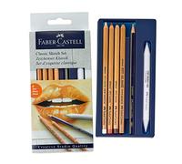 Faber-Castell Creative Studio Kit de croquis classique FC114004 6 Unité (Lot de 1) Multicolore