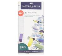 Faber Castell Creative Studio Lot de 24 demi-bâtonnets de pastels souples RHS édition spéciale Multicolore Pour art, artisanat, dessin, croquis, maison, école, université, coloriage