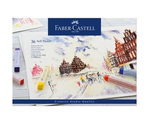 Faber-Castell Creative Studio Lot de 36 pastels tendres
