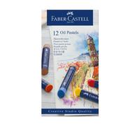 Faber-Castell Coffret cartonné Goldfaber 12 pastels à l'huile