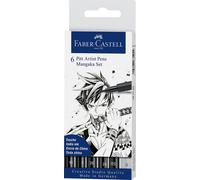 Faber-Castell Creative Studio Pitt Artist Pen India Ink Pen, Mangaka, Wallet Of