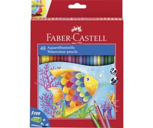 Faber-Castell Design Series Aquarelle Crayons aquarelle pleine longueur Aquarelle 48