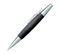 Faber-Castell E-Motion / 148383 Stylo-Bille Poirier/Chrome Noir/Argent