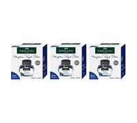 FABER-CASTELL - Encrier bleu roi, 3 x 30 ml
