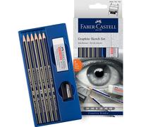 Faber Castell Ensemble De Croquis Graphite Goldfaber 8 Pièces