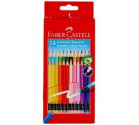 Faber-Castell Erasable Colour Pencils - Set of 24 24 count (Pack of 1) Cardboard