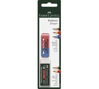 Faber Castell Erasers Gomme plastique Set de 2 gommes