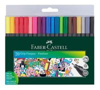 FABER-CASTELL Etui 20 Feutres Grip Finepen