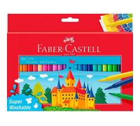 Faber-Castell Étui en carton Castel 554204 — 50 feutres