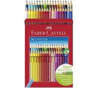 Faber-Castell Etui De 36 Crayons De Couleur Colour Grip - Coloris Assortis