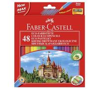 FABER-CASTELL Faber-Castell 120148 Lot de 48 crayons et taille-crayon