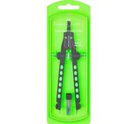 Faber-Castell Compas FACTORY NEON – Réglage rapide