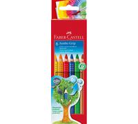 Faber Castell Farbstifte Jumbo Grip 6er Kartonetui