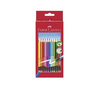 Faber Castell Farbstifte radierbar 12er Kartonetui