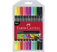 FABER-CASTELL Feutre double Neon étui de 10 pièces
