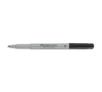 Faber Castell Feutre Multimark Pour Écriture Sur Cd/Dvd, Pointe Moyenne, Encre Noire Soluble