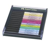 FABER-CASTELL Feutre PITT artist pen, étui de 12