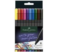 FABER-CASTELL Feutre pointe fine GRIP FINEPEN, étui de 10