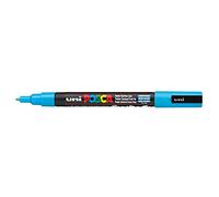 Faber Castell Feutre Uniposca Pc-3m Fine Round Tip 1.3mm Sky Blue 6 Units