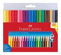 Faber-Castell Feutres - Prise Couleur Marqueurs - Portefeuille De 20 Assorties